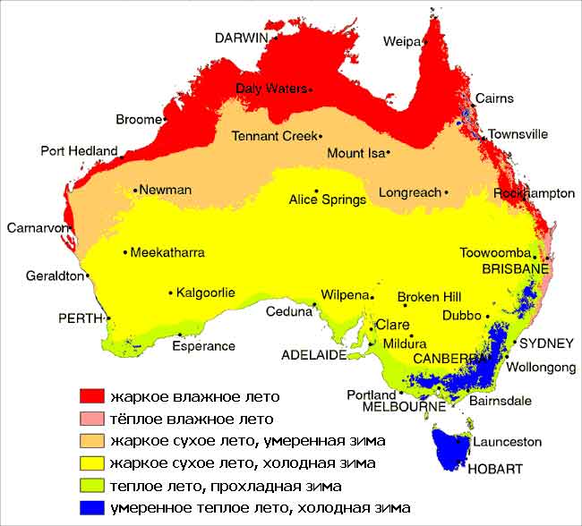 Климат в Австралии