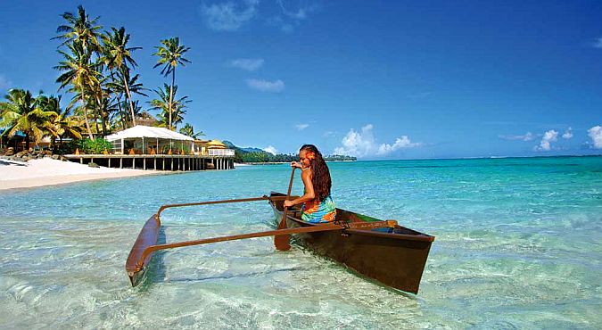 Райское место на островах Кука